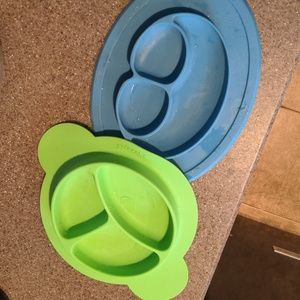 Suction baby plates